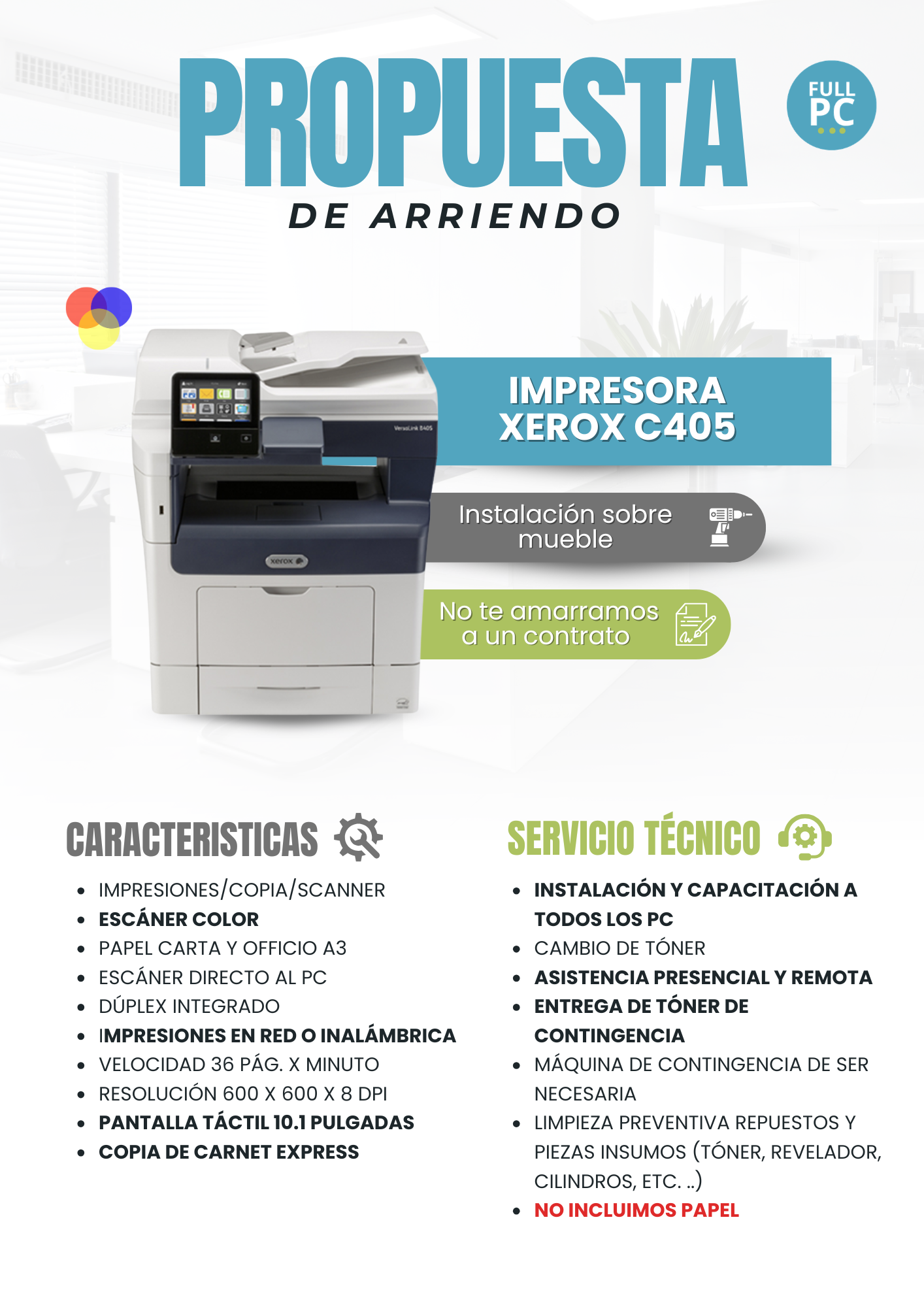 Cotización de Arriendo