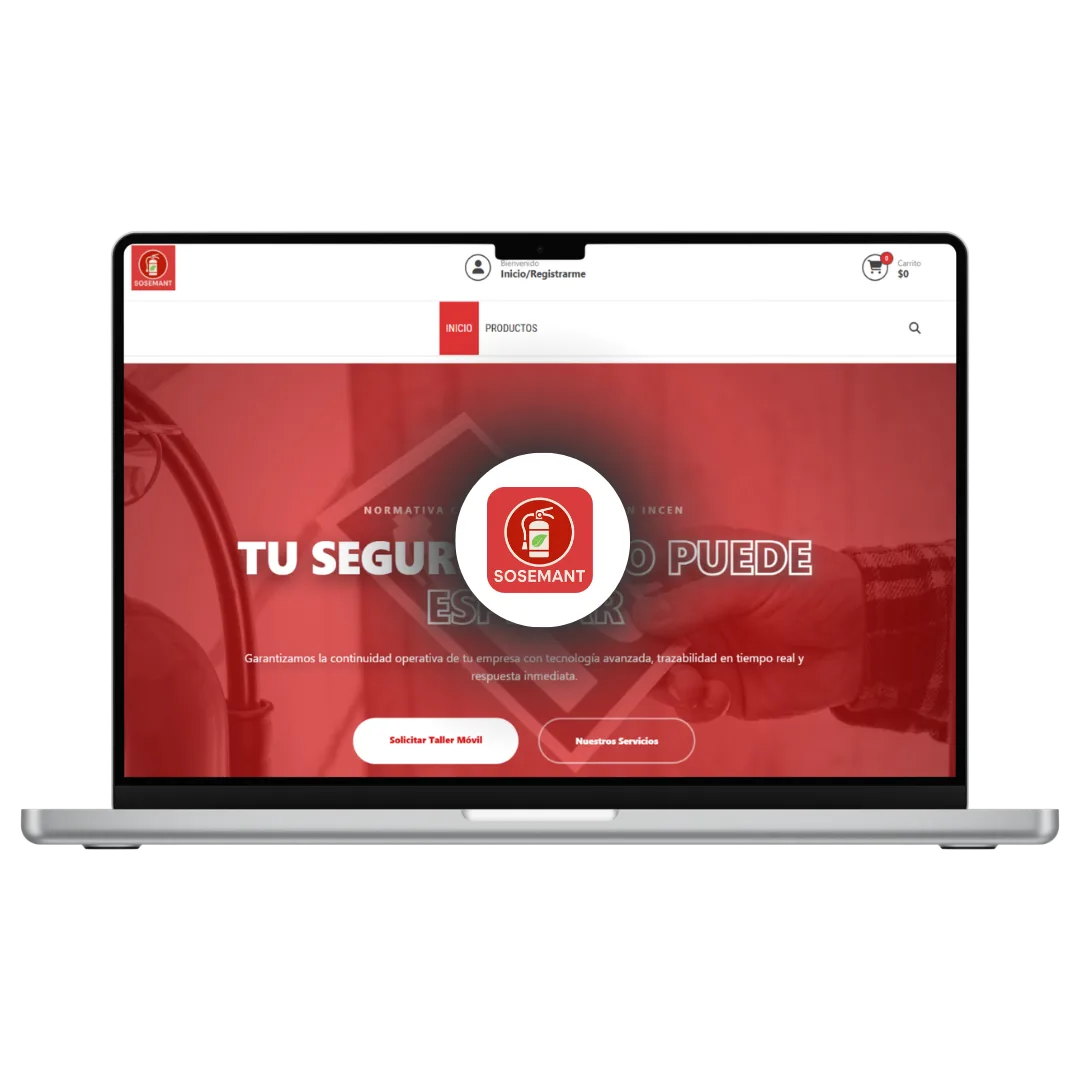 Sitio web Distribuidora Jerez - Empresa seguridad contra incendios, diseñado por JG Visual